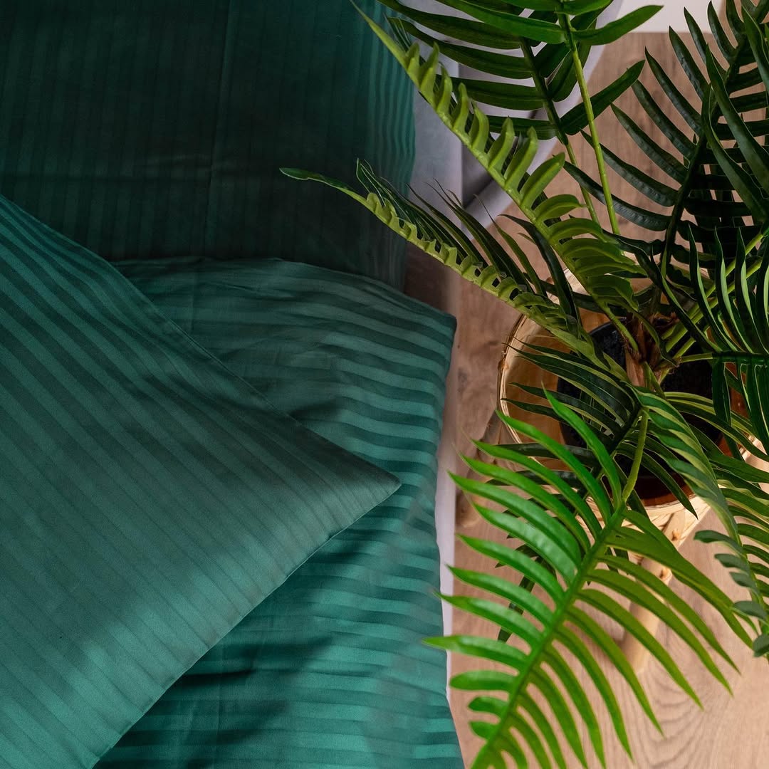 Set Satin - Dark Green